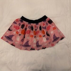 Wink Pink and Black Skirt with Halloween Prints Size 1-2 years